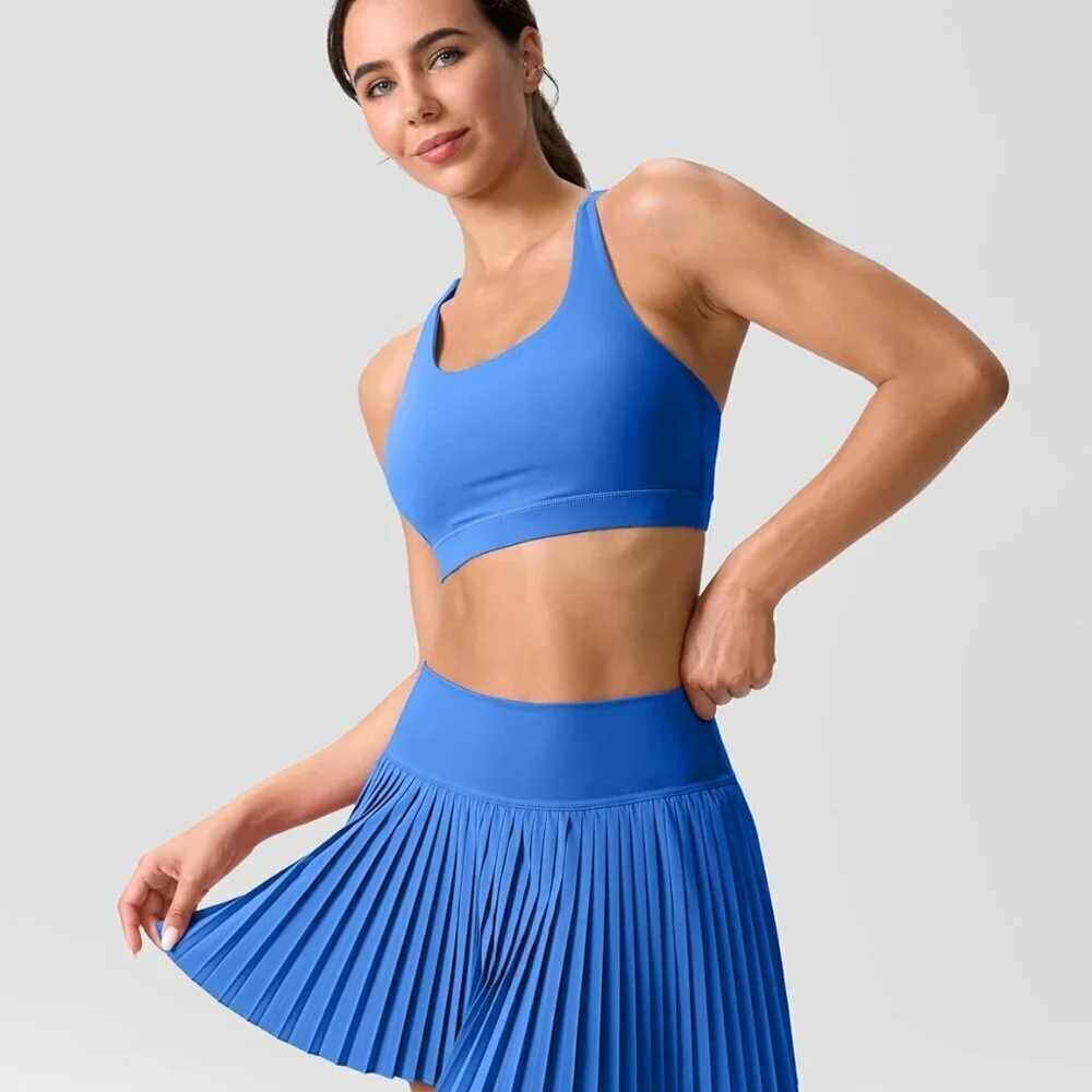 Pleated Tennis Skirt with Pockets Women’s Lightweight High Waisted Golf Skorts